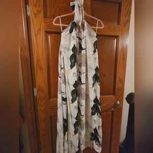 Elan halter maxi dress